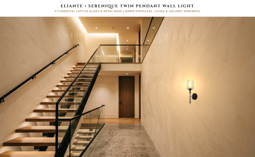 ELIANTE Serenique Twin Pendant Wall Light Hero Lifestyle