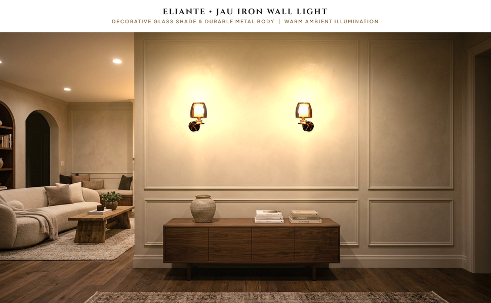 ELIANTE Jau Iron Wall Light Hero Lifestyle