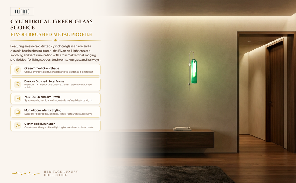 Elvon Wall Light feature panel