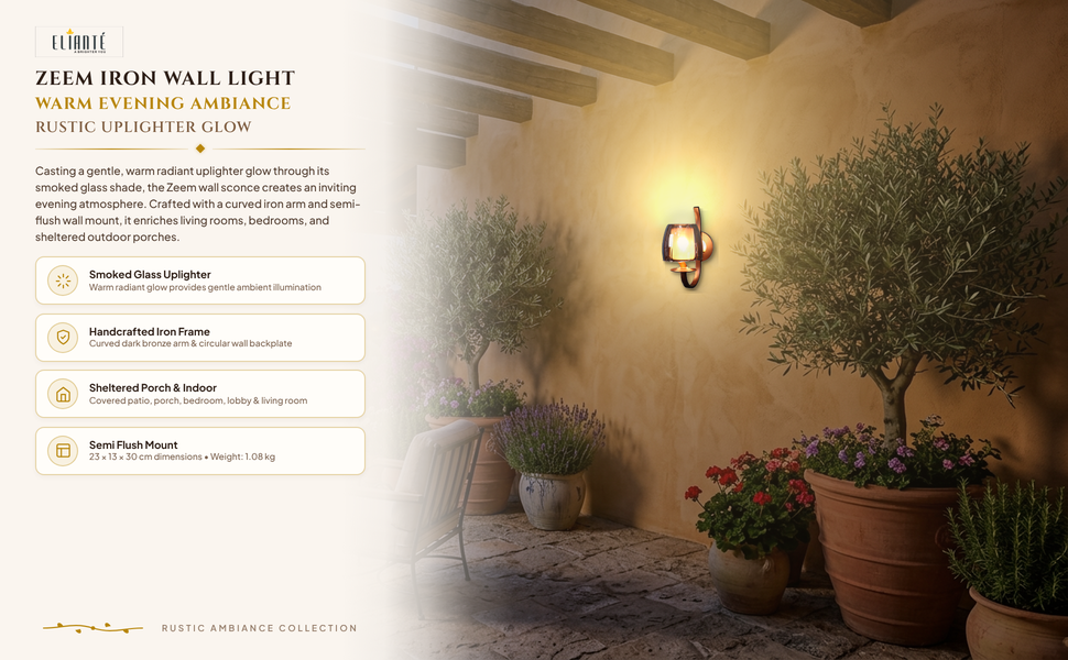 ELIANTE Zeem Iron Wall Light Ambiance Panel