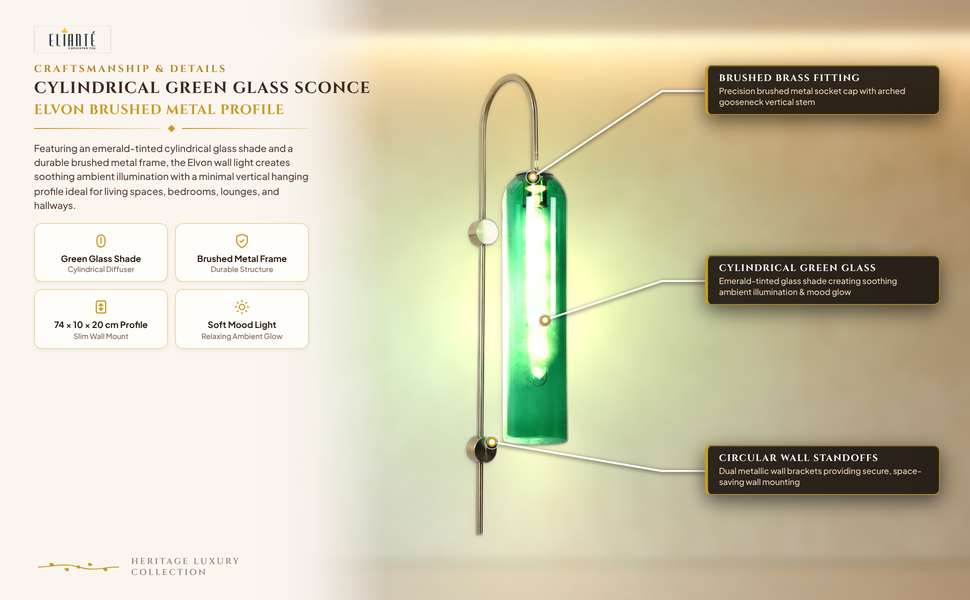 Elvon Wall Light construction detail