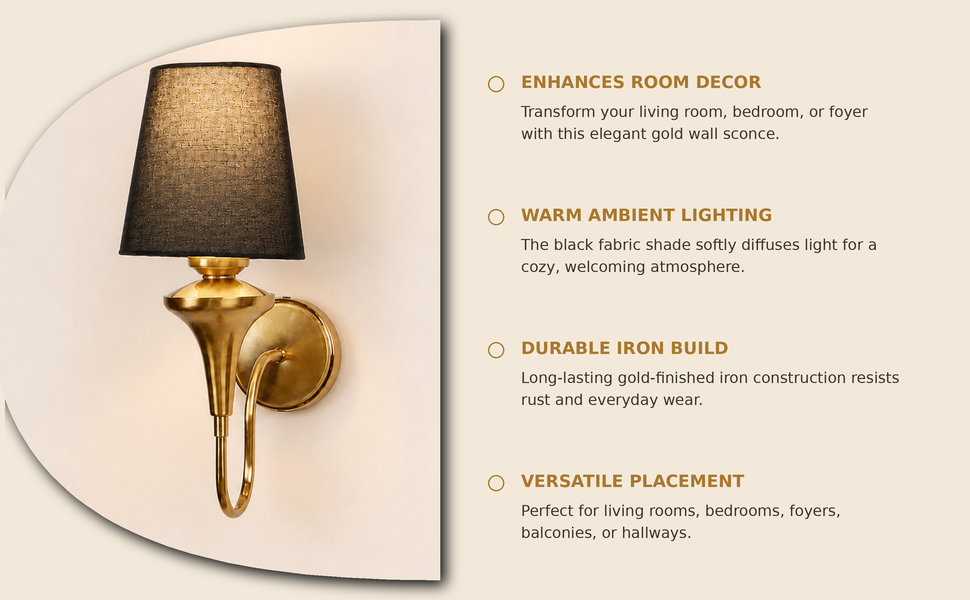 Enhances Home Decor with Warm Ambient Lighting