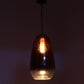 Black Metal Hanging Light - 0628-1p - Included Bulb