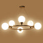 1909-6Lp Eliante Gold Modern Chandeliers  - Without Bulb