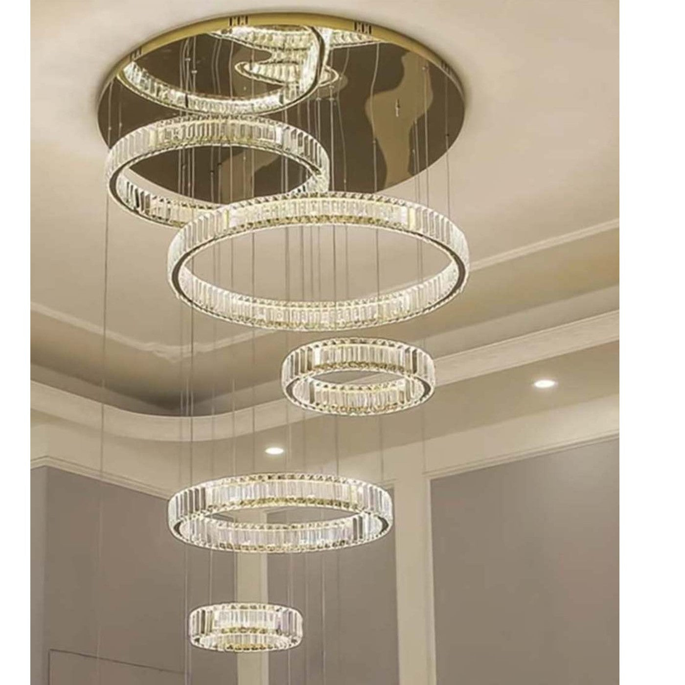 8304-5-LP Double Height Chandeleir - Main Image