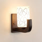 Wooden Metal Wall Light - JKD-905-1W - Included Bulb