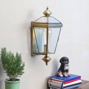 Gold Metal Wall Light - LALTERN-1W - Included Bulb