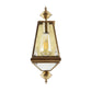 Gold Metal Wall Light - LALTERN-1W - Included Bulb