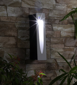 Black Metal Outdoor Wall Light Le-1277-Wh-1x3