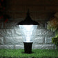 Grey Metal Gate Light - NO-1216-8-INCH-12W - Included Bulb