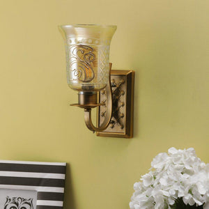 Gold Metal Wall Light - NO-4-1W-MIX - Included Bulb