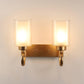 Gold Metal Wall Light - RS-07-2W-SQ - Included Bulb