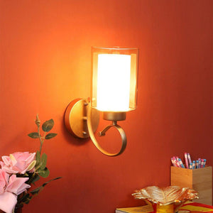 Gold Metal Wall Light - RS-08-1W-SQ - Included Bulb