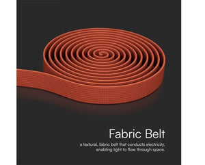 Belt 10m Roll Belt For Belt Link Lighting Track Begonia Red