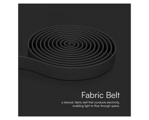 Belt 10m Roll Belt For Belt Link Lighting Track Dark Gray