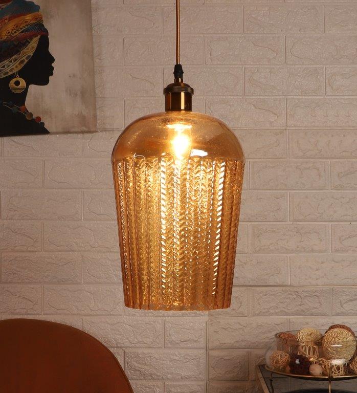 Eliante Buscan Gold Iron Hanging Light - E27 holder - without Bulb - JS-1321-HL