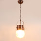 Copper Metal Hanging Light - RA-101-1P - Included Bulb