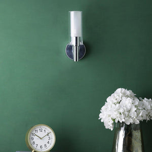 Silver Metal Wall Light - S-87-1W - Included Bulb