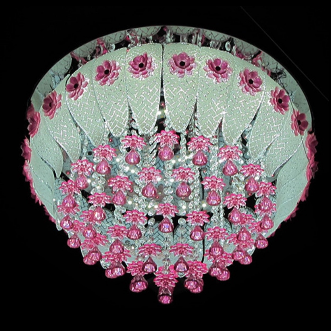 Led Thali Chandelier