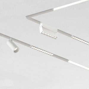 JS-TRL 10mm White Body Magnetic Track — System Overview (Linear, Spot, Grille, Track)
