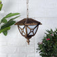 ELIANTE Antique Gold Aluminium Hanging Lights - B22 holder - 0073-1LP- without Bulb