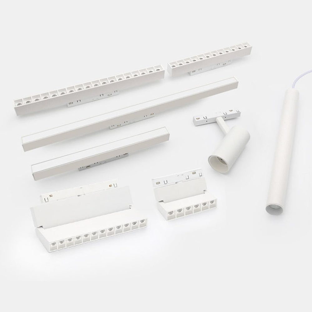 White Body Components Family — Tracks, Linear, Lazer, Spot
