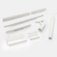 JS-FDS white components family — tracks, grille, linear, spot, pendant