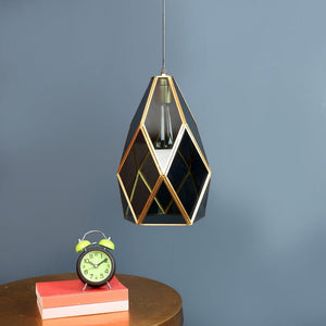 Dorada Gold Brass Hanging Light - 015-1LP - Included Bulbs