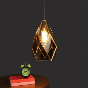 Dorada Gold Brass Hanging Light - 015-1LP - Included Bulbs