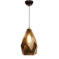 Dorada Gold Brass Hanging Light - 015-1LP - Included Bulbs