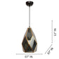 Dorada Gold Brass Hanging Light - 015-1LP - Included Bulbs