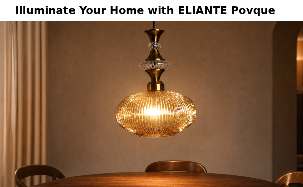 ELIANTE Povque Gold Pendant Hero Lifestyle