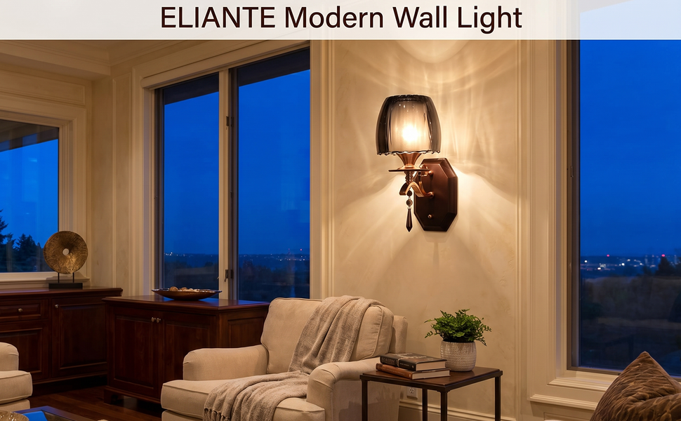 ELIANTE Modern Wall Light Hero Lifestyle