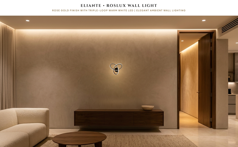ELIANTE Roslux Wall Light Hero Lifestyle