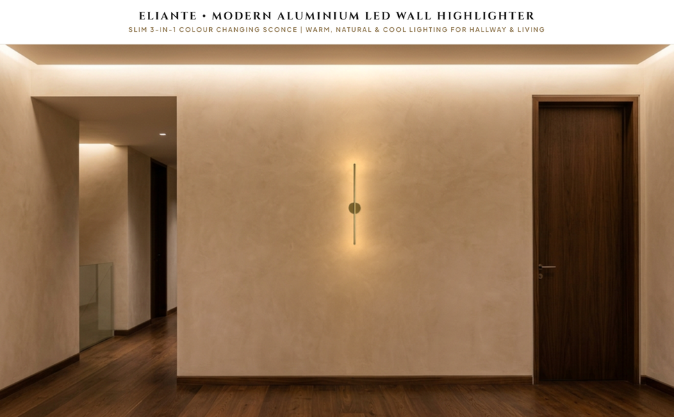 ELIANTE Modern Long Wall Highlighter Light Hero Lifestyle