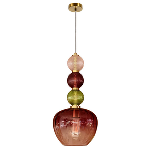 JSPHILO-4-468-1xE27 - Multi colour Modern Hanging Light