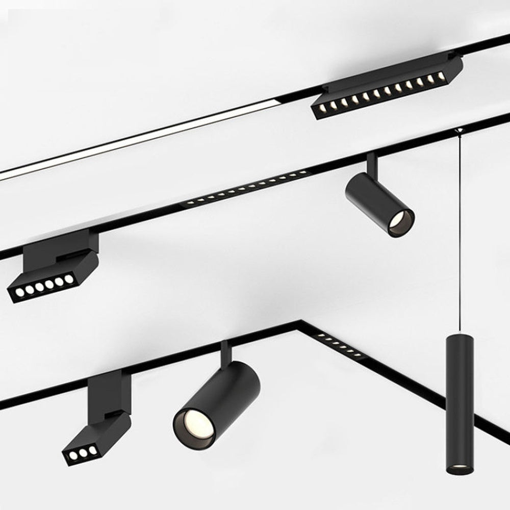 JS-FDS 20mm Magnetic Track System — Black body system overview