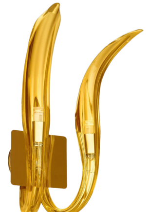 Iris Cristal (Spain) Washington 2-Light Honey Crystal Wall Light