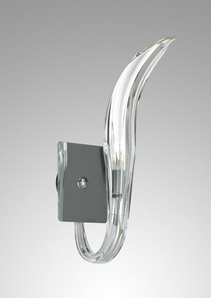 Iris Cristal (Spain) Washington 1-Light Clear Crystal Wall Light