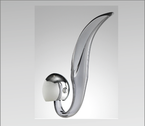 Iris Cristal (Spain) Washington 1-Light Grey Crystal Wall Light