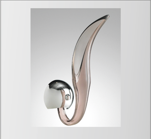 Iris Cristal (Spain) Washington 1-Light Fume Crystal Wall Light