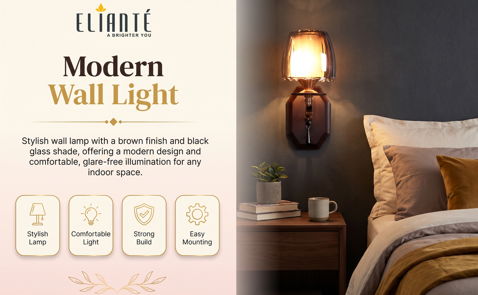 Modern Wall Light feature panel