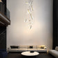 Elantra Leaf Glow Duplex Chandelier