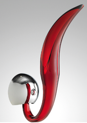 Iris Cristal (Spain) Washington 1-Light Red Crystal Wall Light