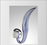 Iris Cristal (Spain) Washington 1-Light Smoke Blue Crystal Wall Light