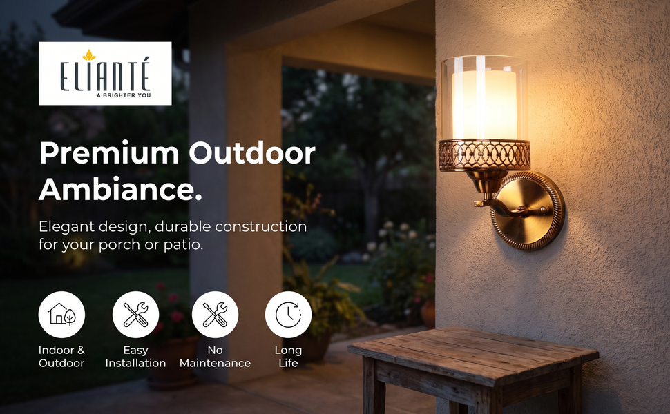 ELIANTE Gyan Iron Wall Light Ambiance Panel