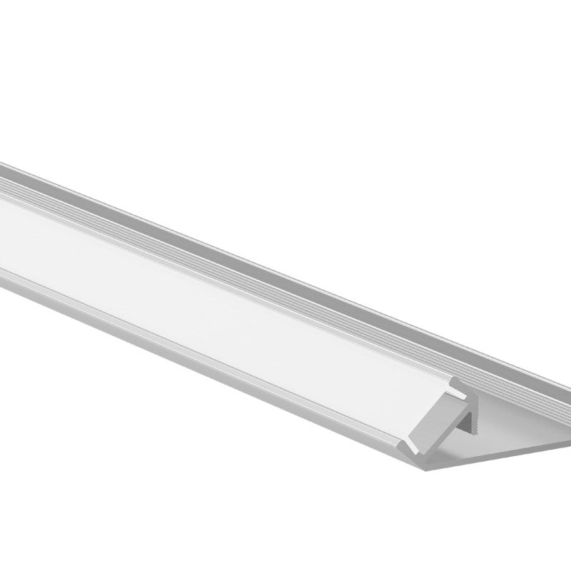 JS-JAS JSAS-Edge Profile Sided Shelf Edge Alluminium Profile For Strips 043-JAS-S3416