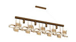Iris Cristal (Spain) Handel 14-Light Honey Crystal Chandelier