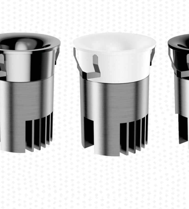 LCP-001 chrome reflector close-up