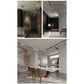 Installation examples — hallway, dark interior, dining area